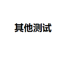 其他测试
